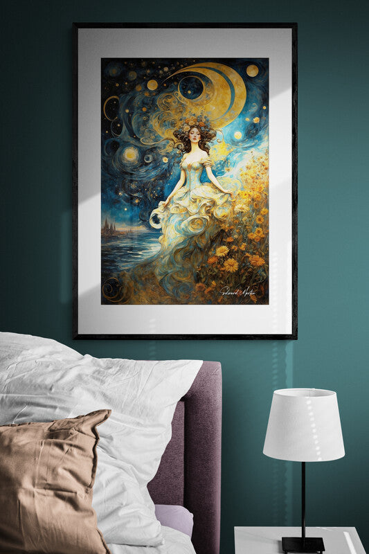 Fairy Princess Wall Art - Fantasy Art Poster by Edward Martin