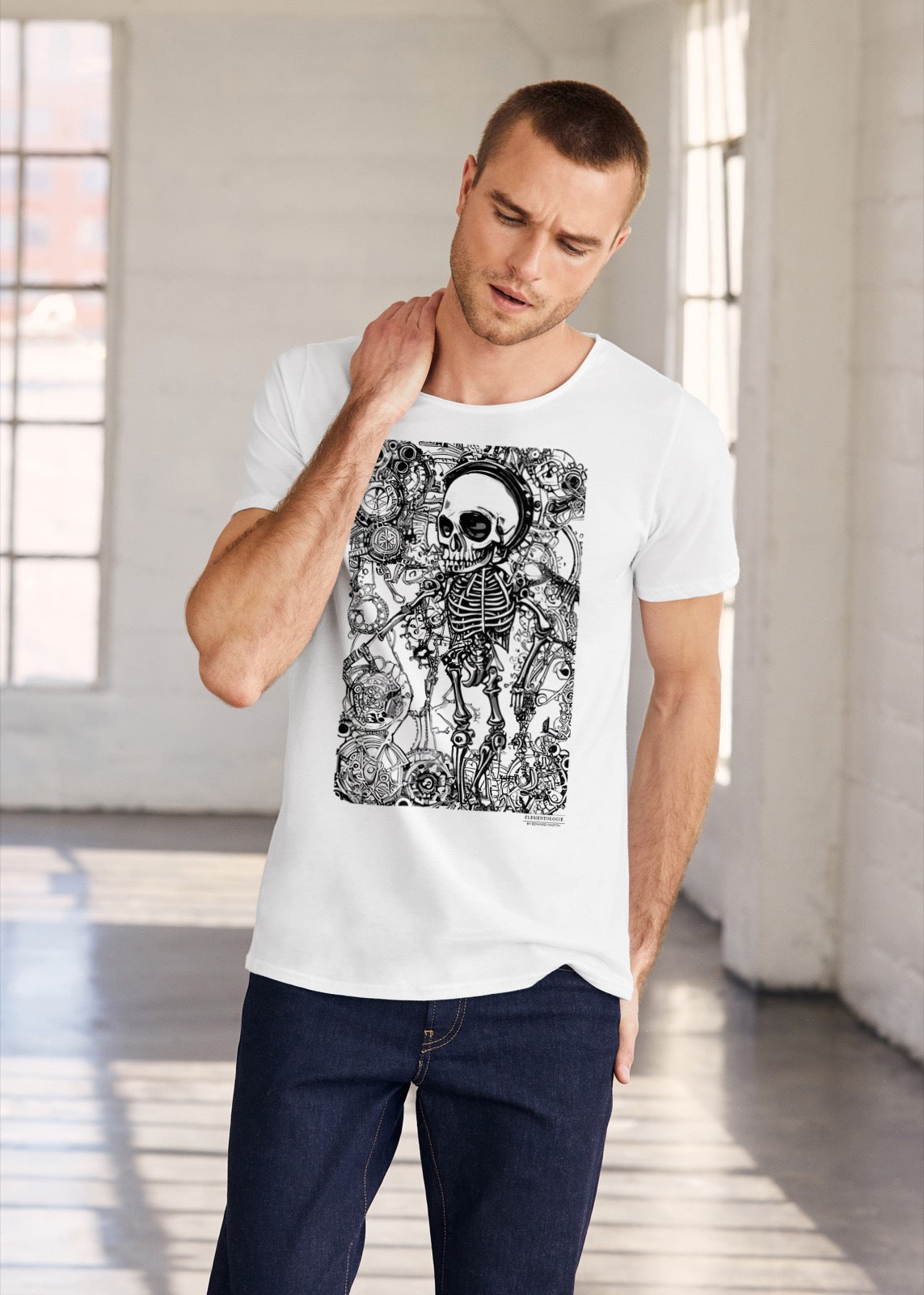 Men's Premium Short Sleeve Tee-Steampunk Hugo