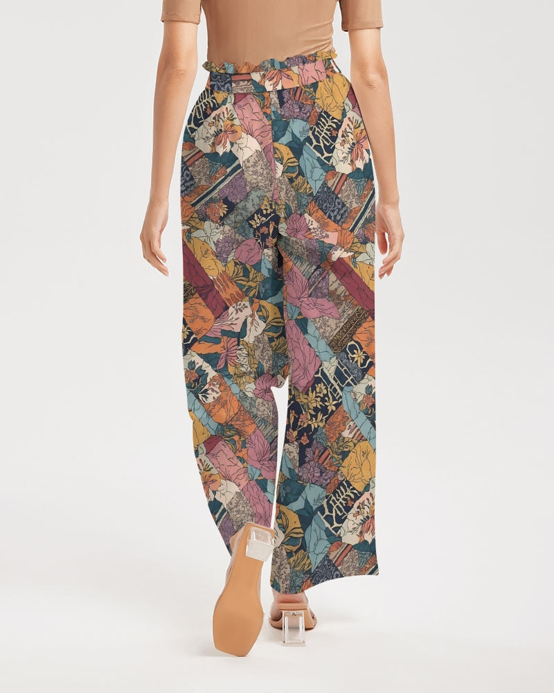 Women's High-Rise Wide Leg Pants-Kantha