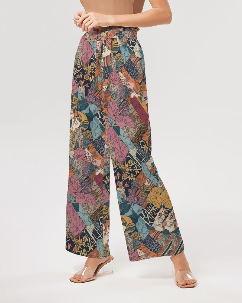 Women's High-Rise Wide Leg Pants-Kantha