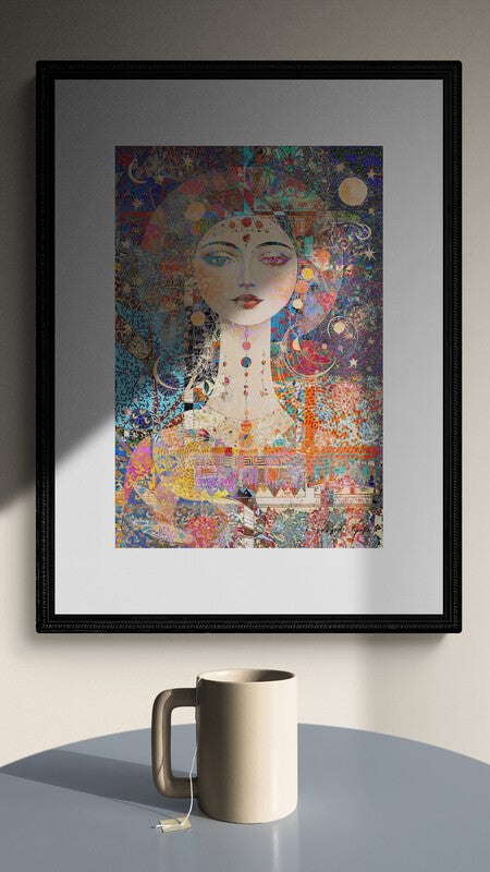 Isla Fantasy Art Poster - Unique Wall Decor by Edward Martin