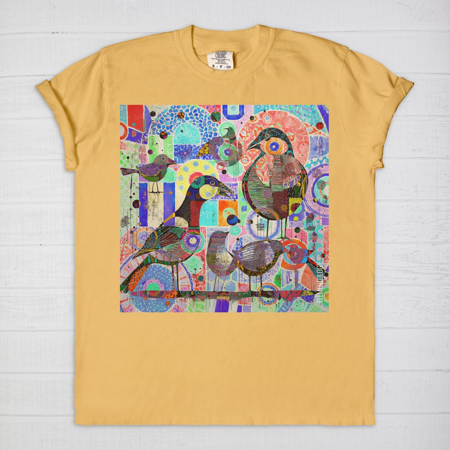 Unisex Tee-Bird Collage