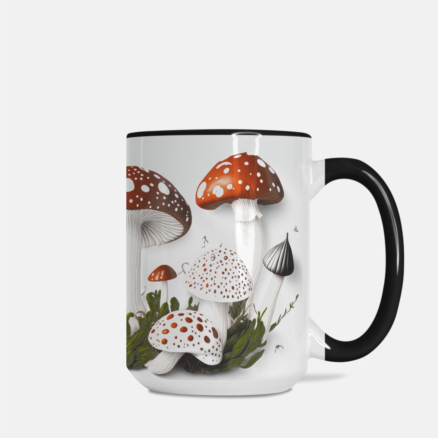 Mug Deluxe 15oz. Magic Mushrooms