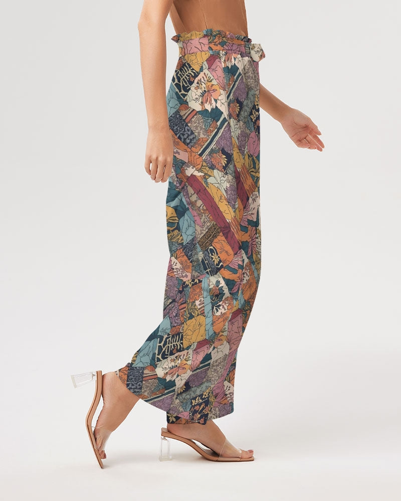 Women's High-Rise Wide Leg Pants-Kantha