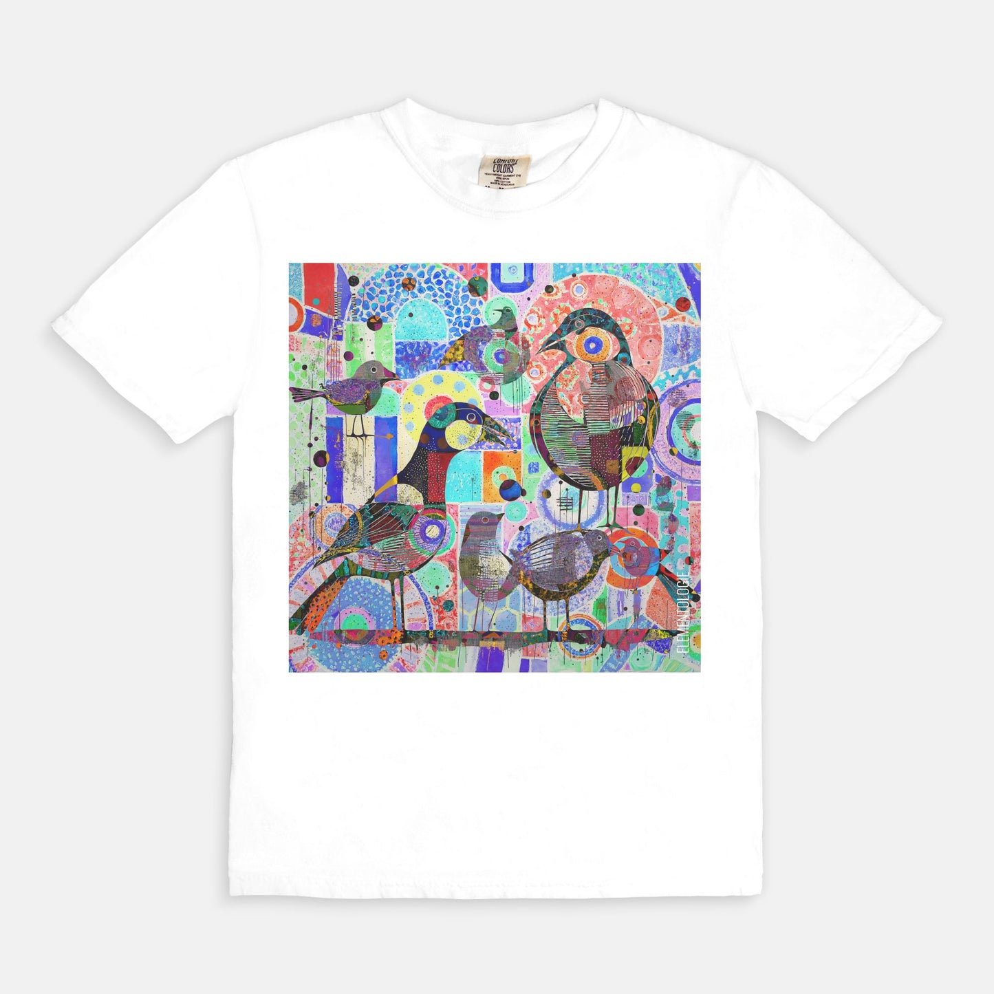 Unisex Tee-Bird Collage