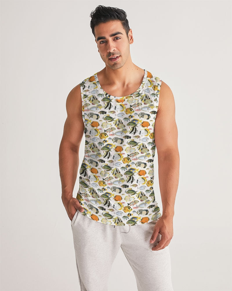 Men's Sports Tank-Aquatic