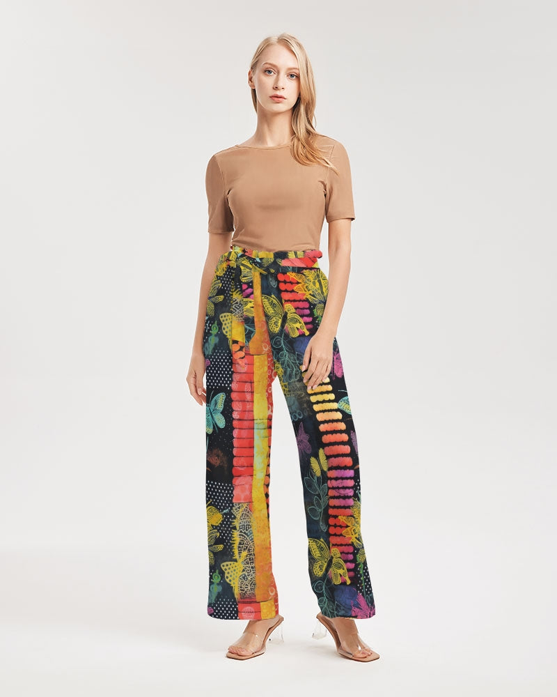 Women's High-Rise Wide Leg Pants-Soto