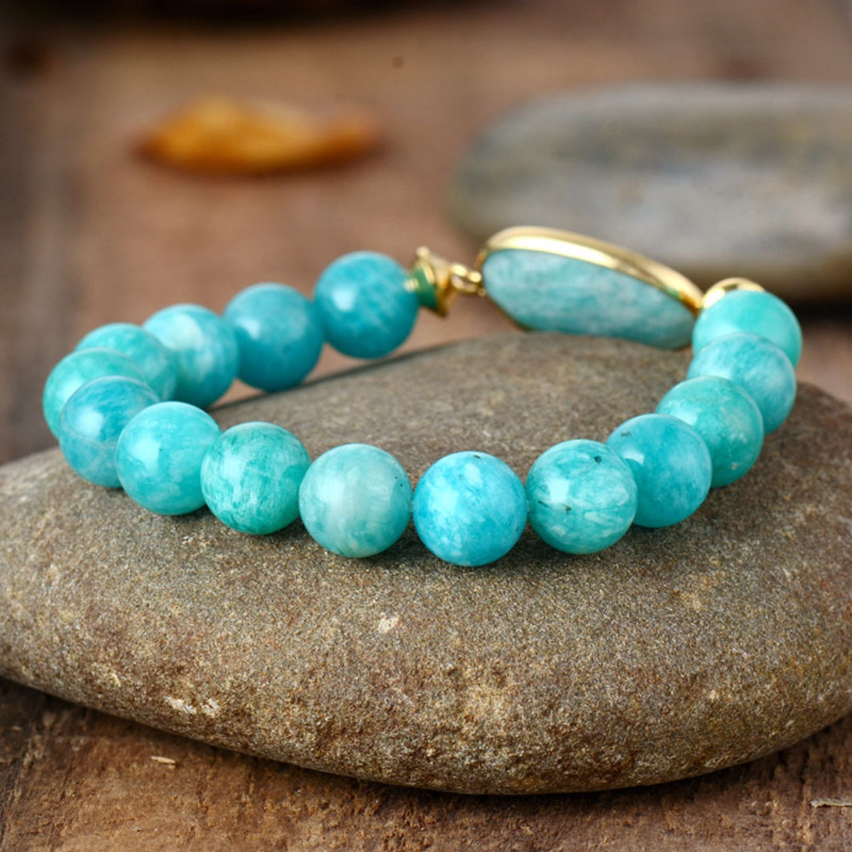 Elegant Natural Stone Beaded Bracelet