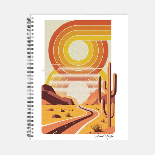 Notebook Hardcover Spiral 8.5 x 11-Road Trip