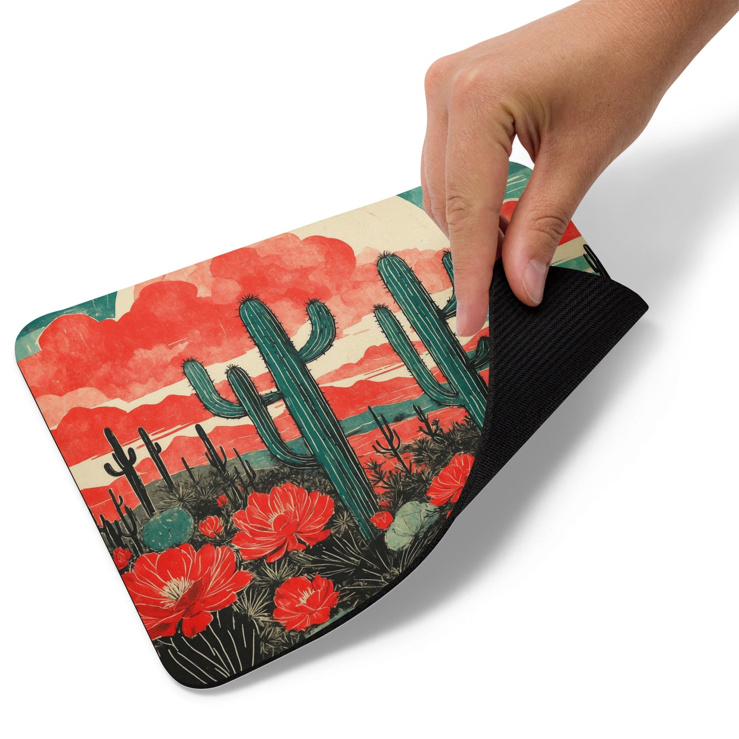 Artistic Mouse Pad | Desert Sunset Design