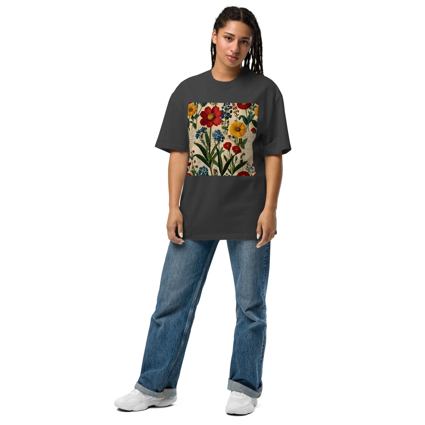 Botanica Collection Oversized Faded T-Shirt