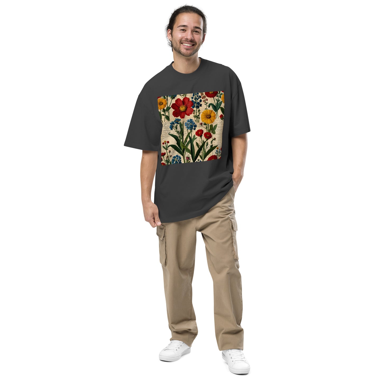 Botanica Collection Oversized Faded T-Shirt