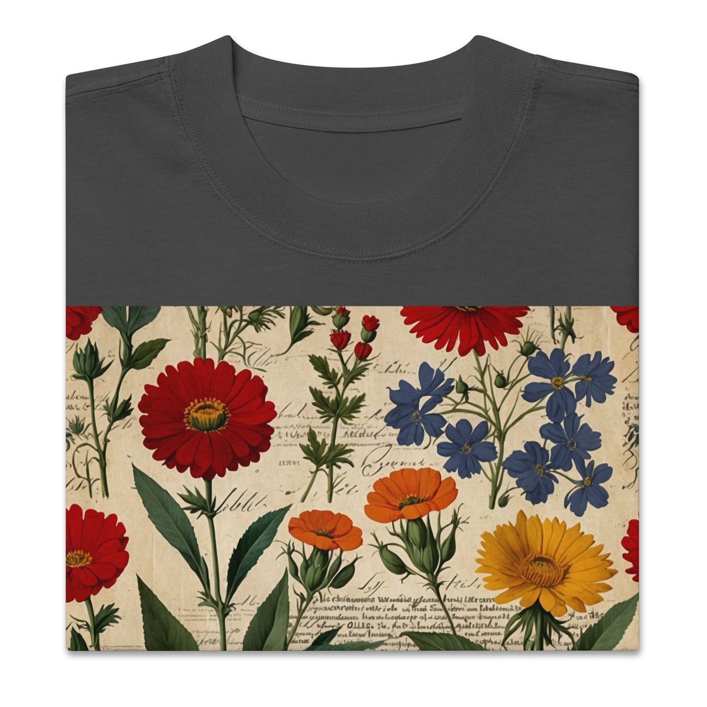 Artistic Cotton Oversized T-Shirt | Botanica Collection