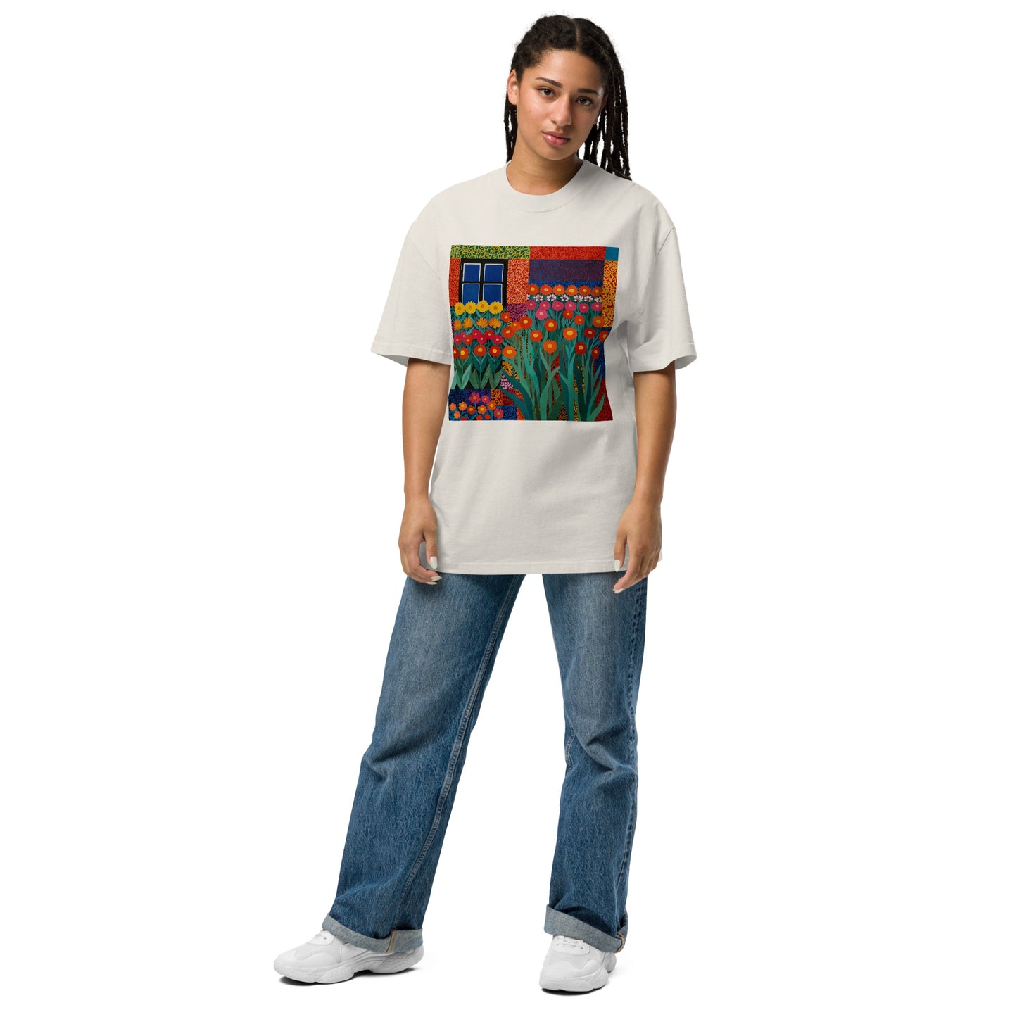 Artistic Oversized Faded T-Shirt