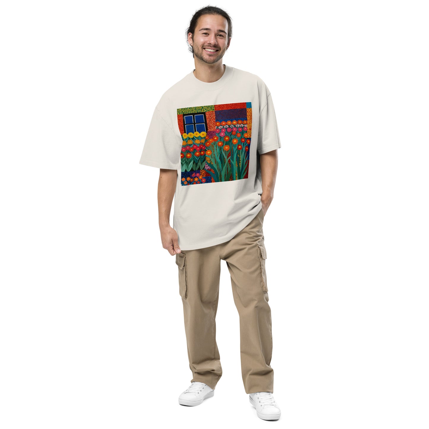 Artistic Oversized Faded T-Shirt