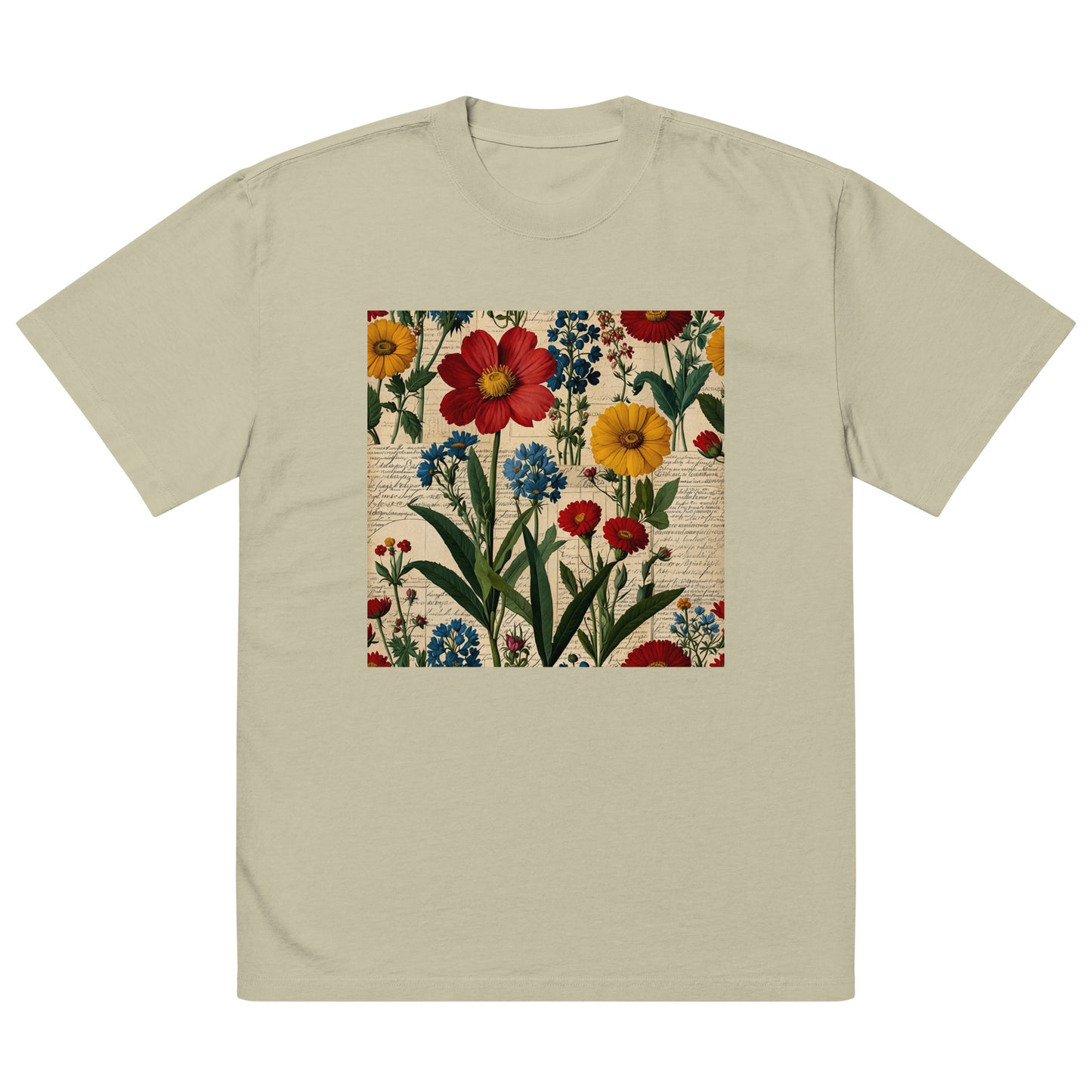 Botanica Collection Oversized Faded T-Shirt