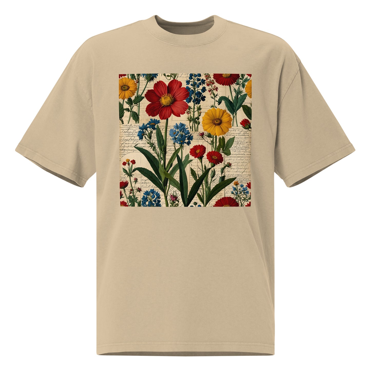 Botanica Collection Oversized Faded T-Shirt