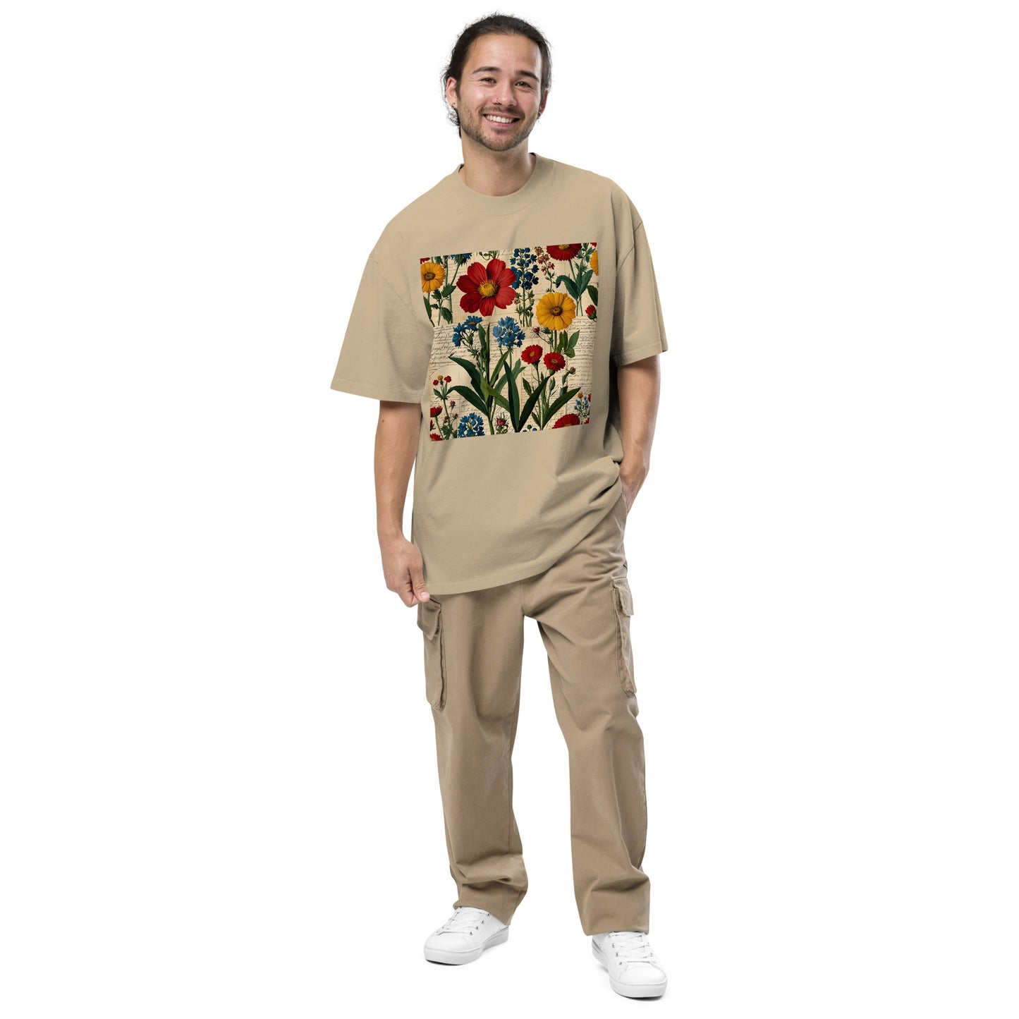 Botanica Collection Oversized Faded T-Shirt