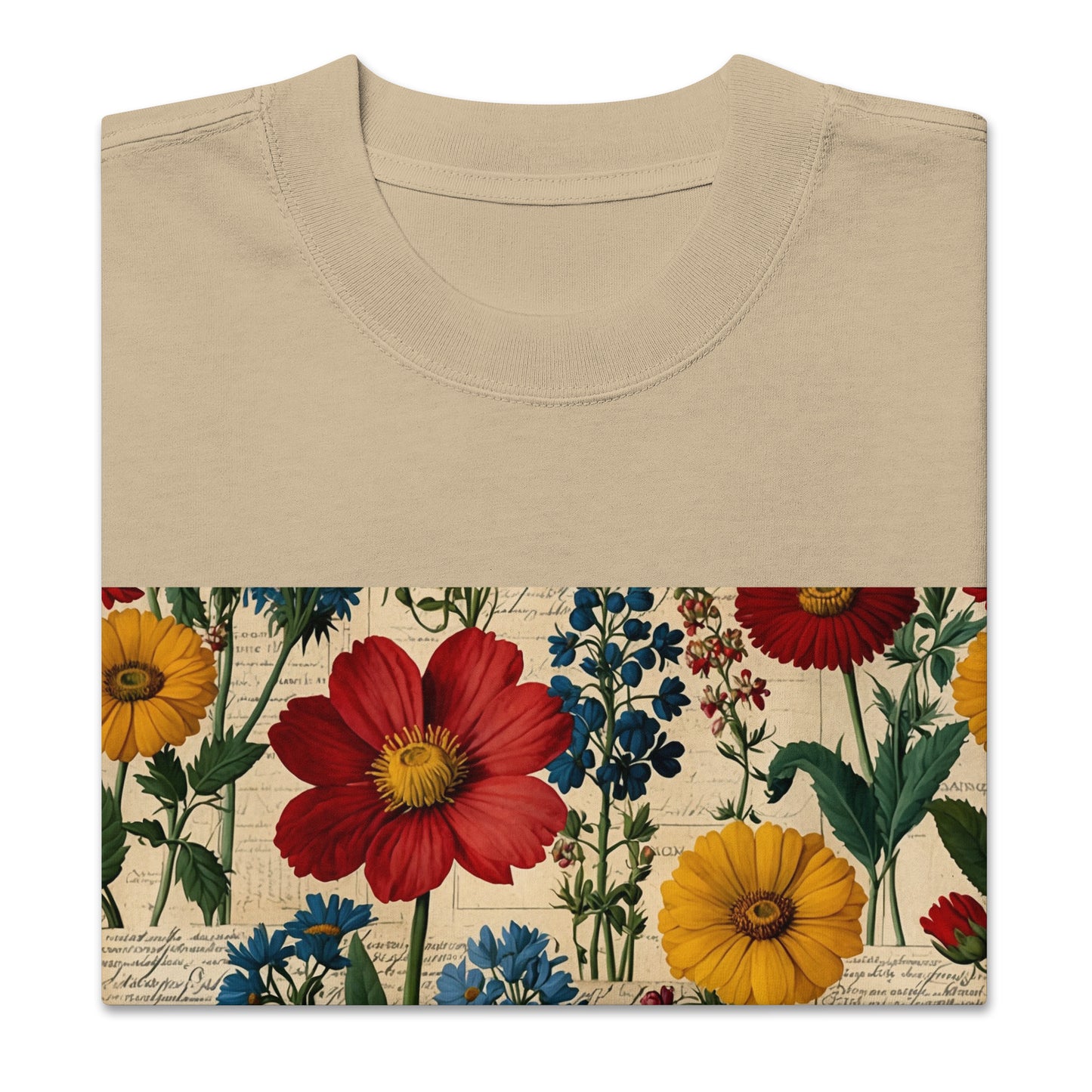 Botanica Collection Oversized Faded T-Shirt