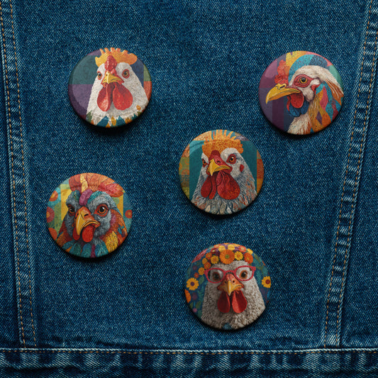 Barnyard Coalition Unique Pin Badges Set - 5 Pieces