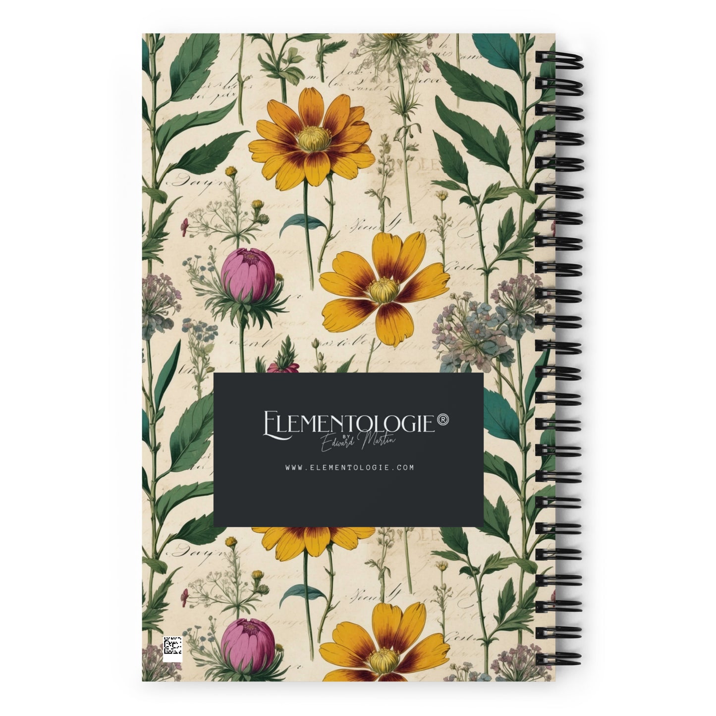 Artistic Wire-Bound Notebook| Nature Field Notes