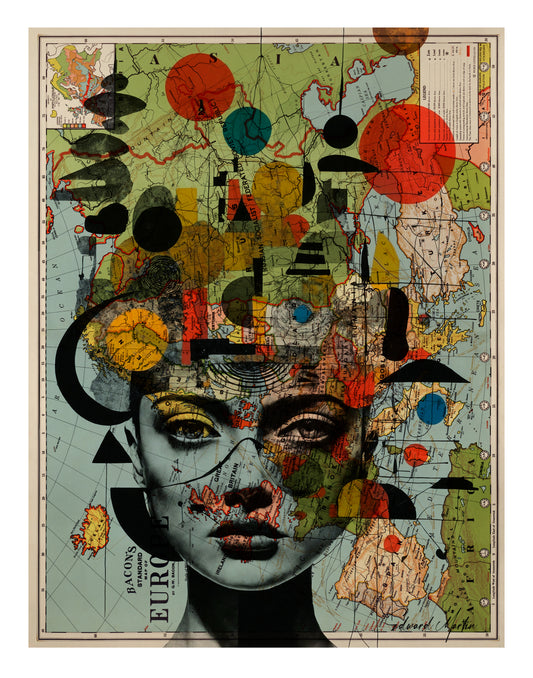 Museum-Quality Matte Paper Poster-Mind Travel by Edward Martin