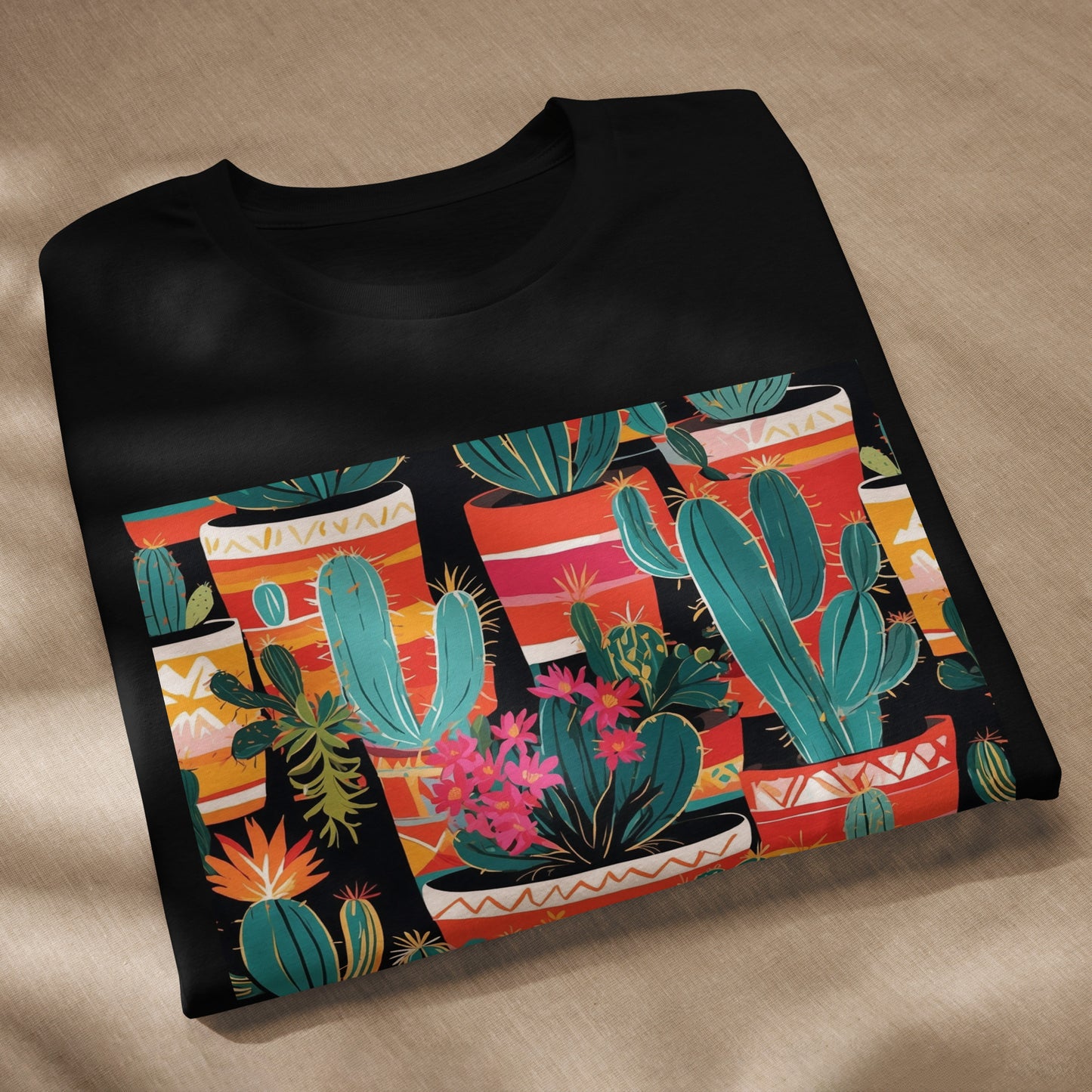 Unisex Staple Eco T-shirt- Blooming Cactus