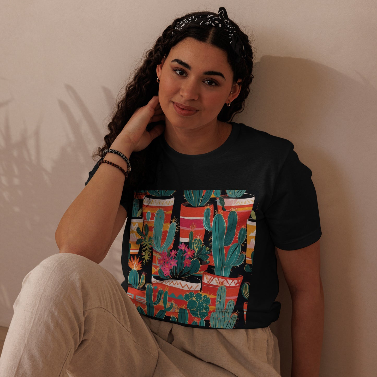 Unisex Staple Eco T-shirt- Blooming Cactus