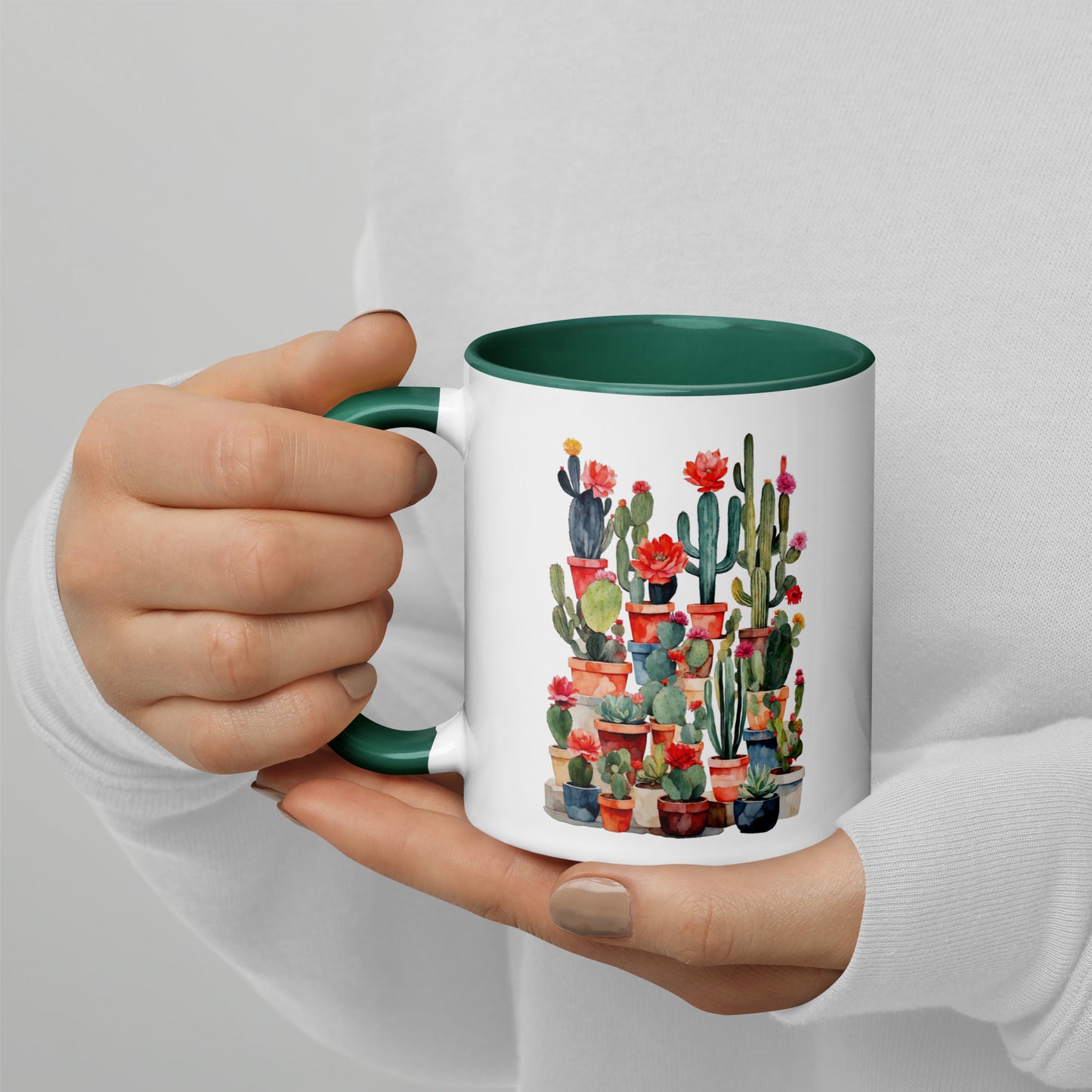 Blooming Cactus| Coffee Mug