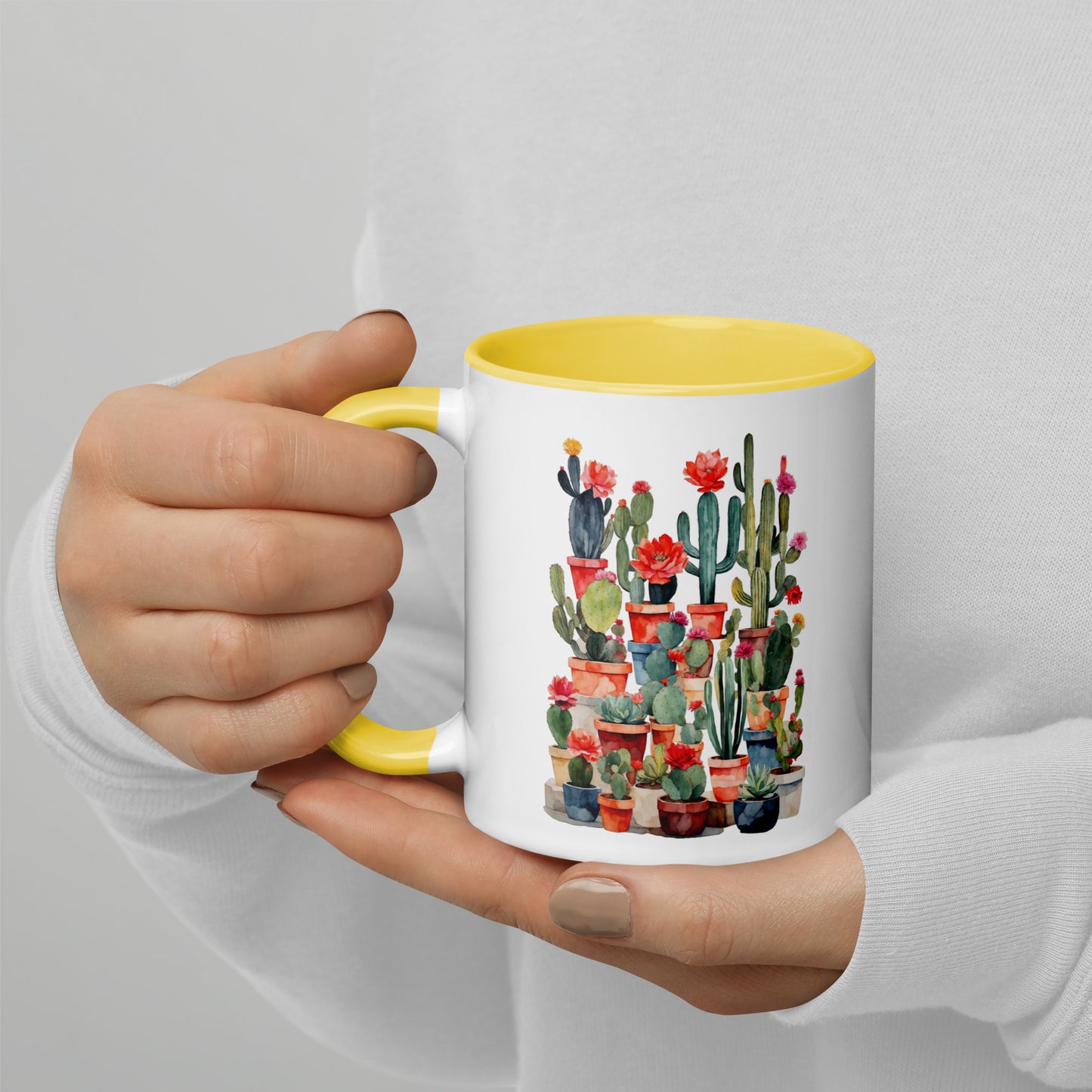 Blooming Cactus| Coffee Mug