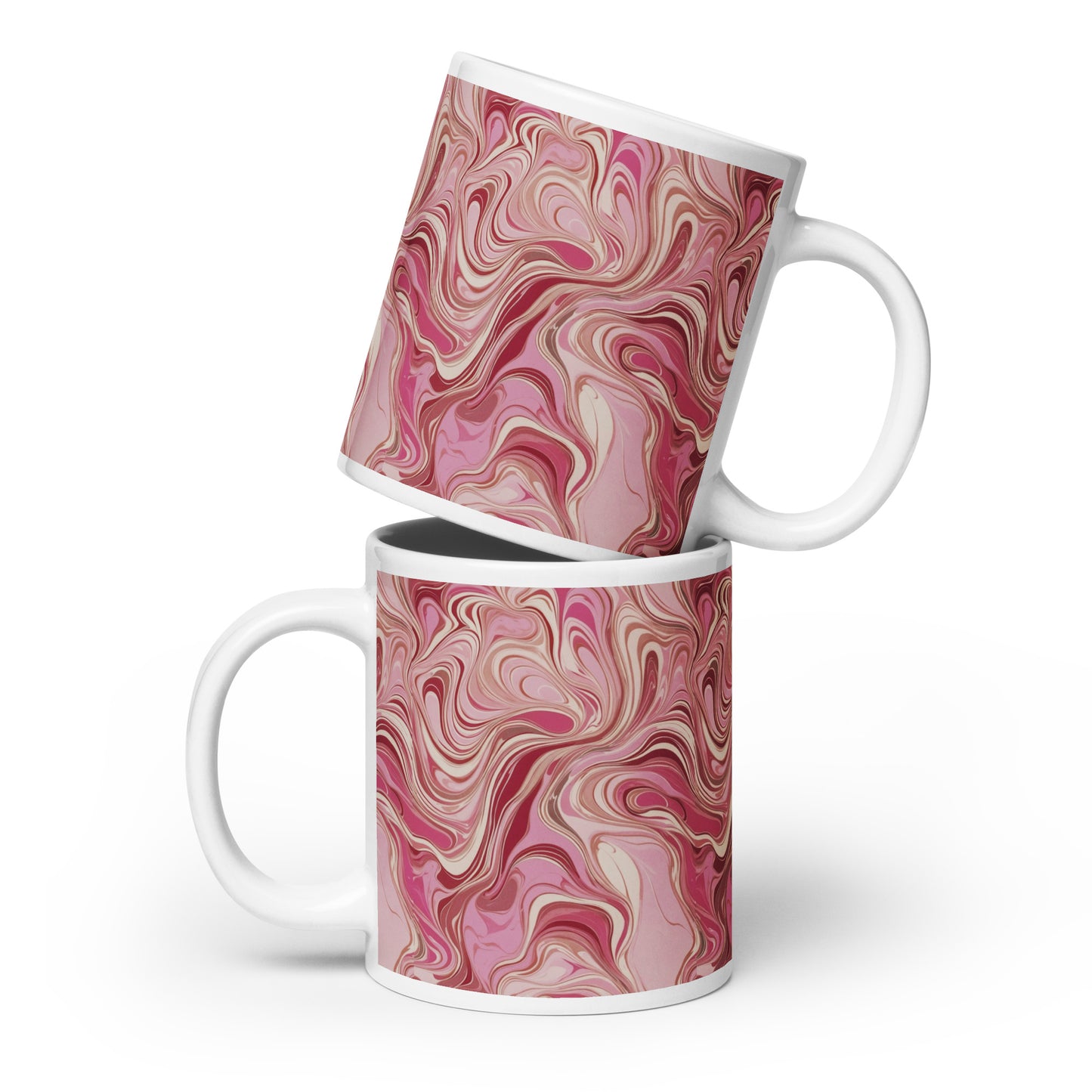 Ceramic Coffee Mug- Rose Marble