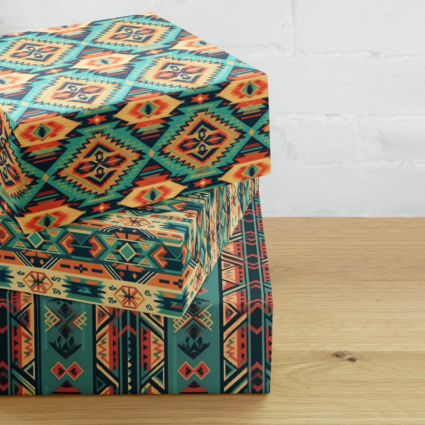 Artistic Gift Wrap - Southwest Style Premium Sheets