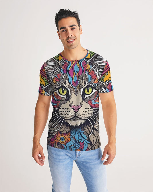 Men's Tee-Mandala Cat