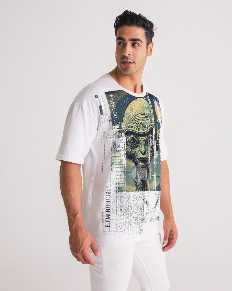 Elementologie Oversized Men's Tee - Alien 311 Design