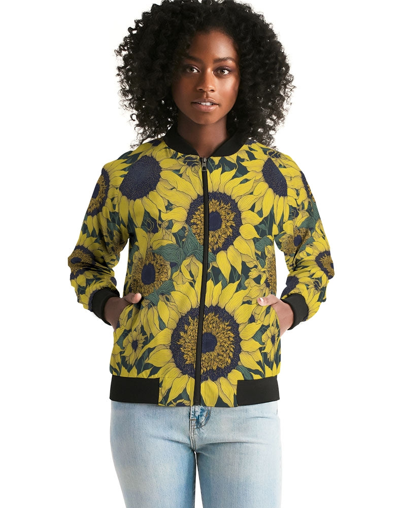 Sunflowers Women's Bomber Jacket