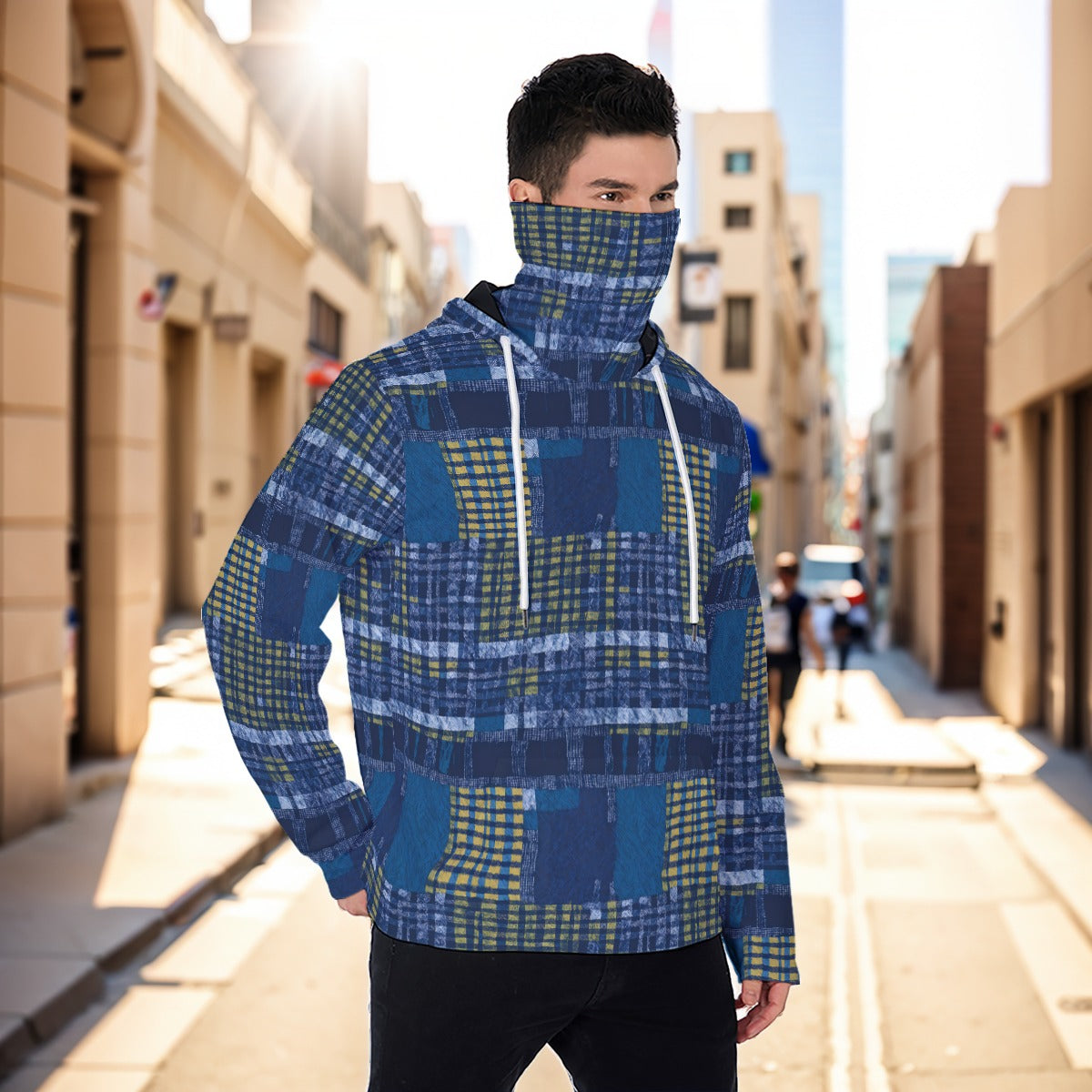 Eco-friendly Men's Masked Hoodie