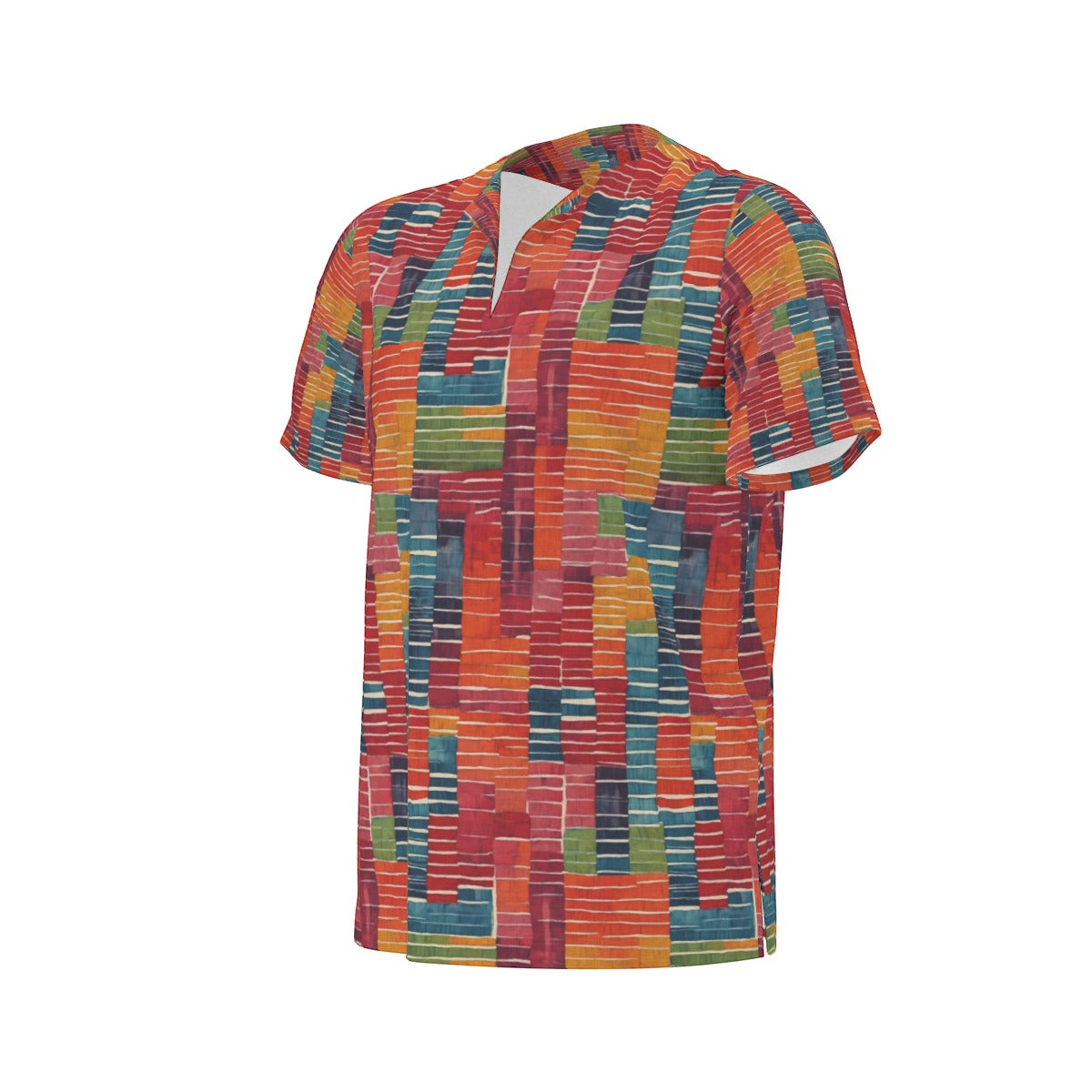 All-Over Print  Men's African Dashiki Shirt