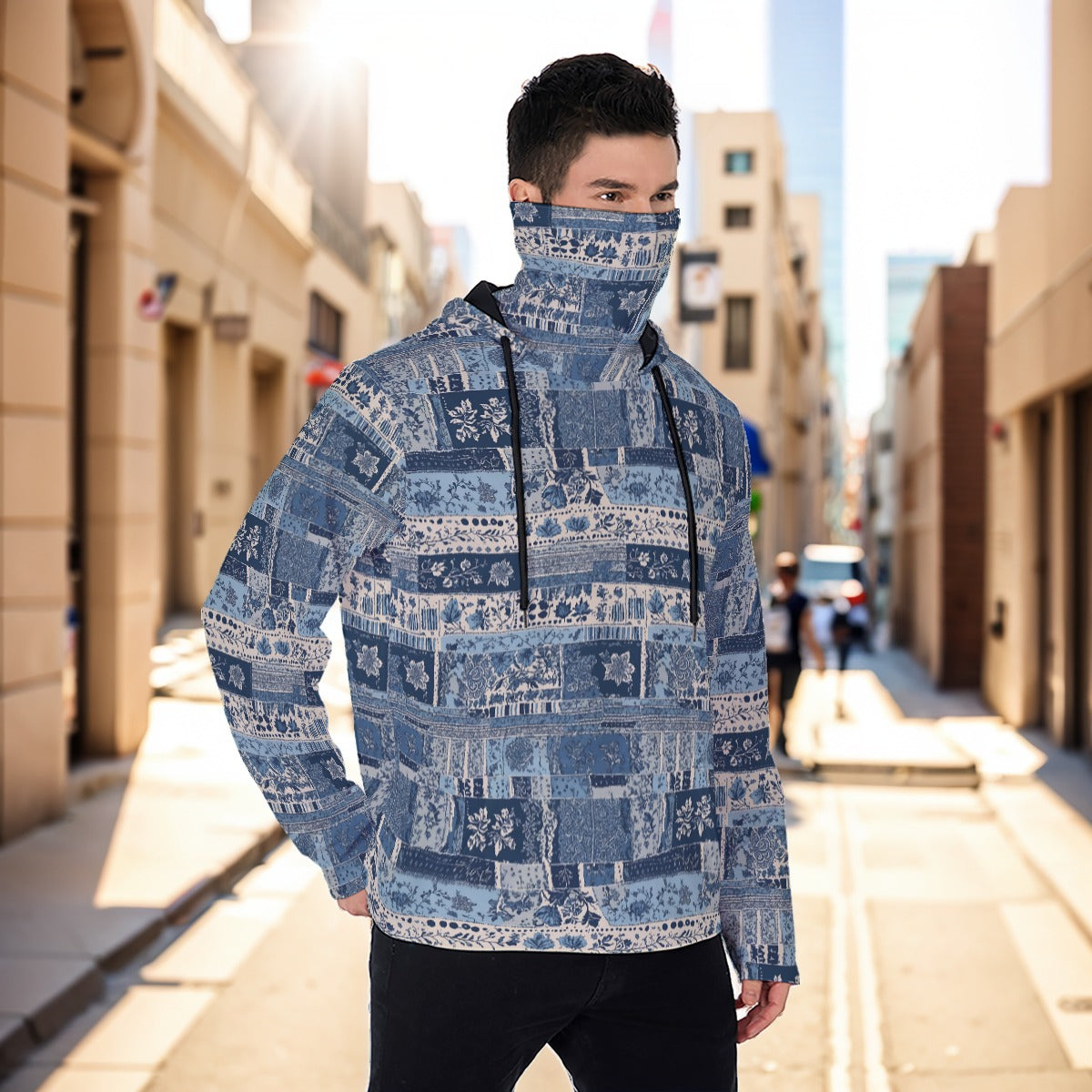 Eco-friendly Men's Masked Hoodie