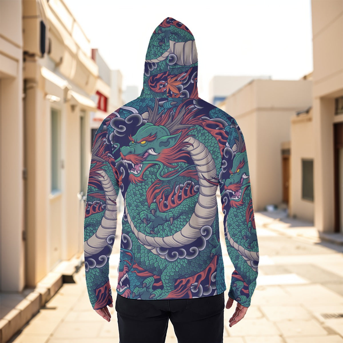 Eco-friendly Men's Masked Hoodie