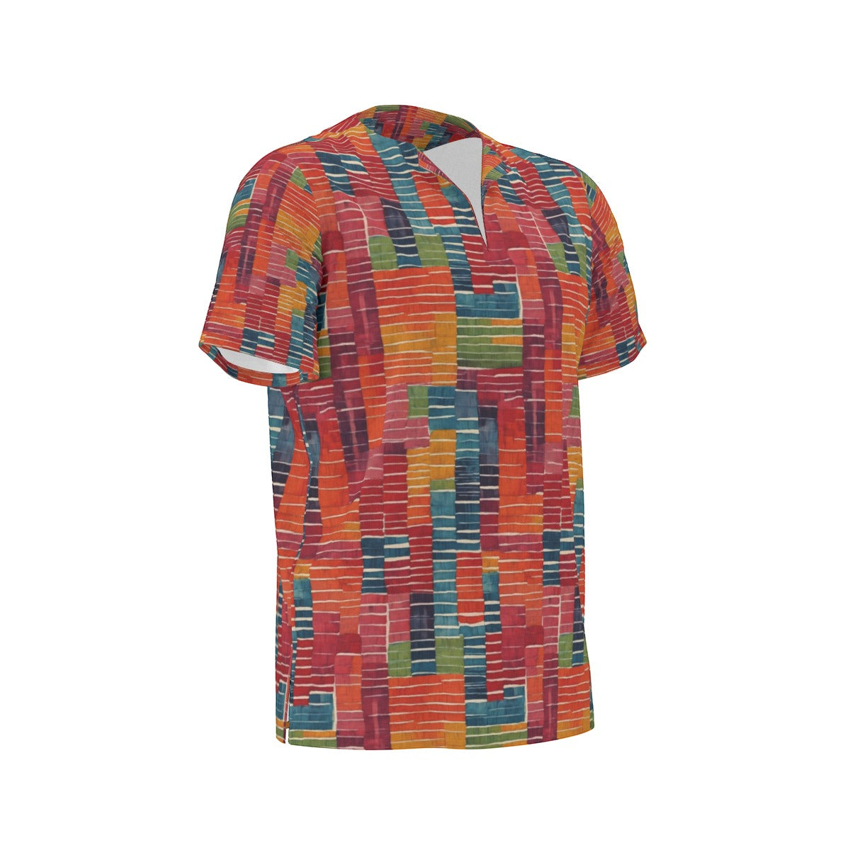 All-Over Print  Men's African Dashiki Shirt