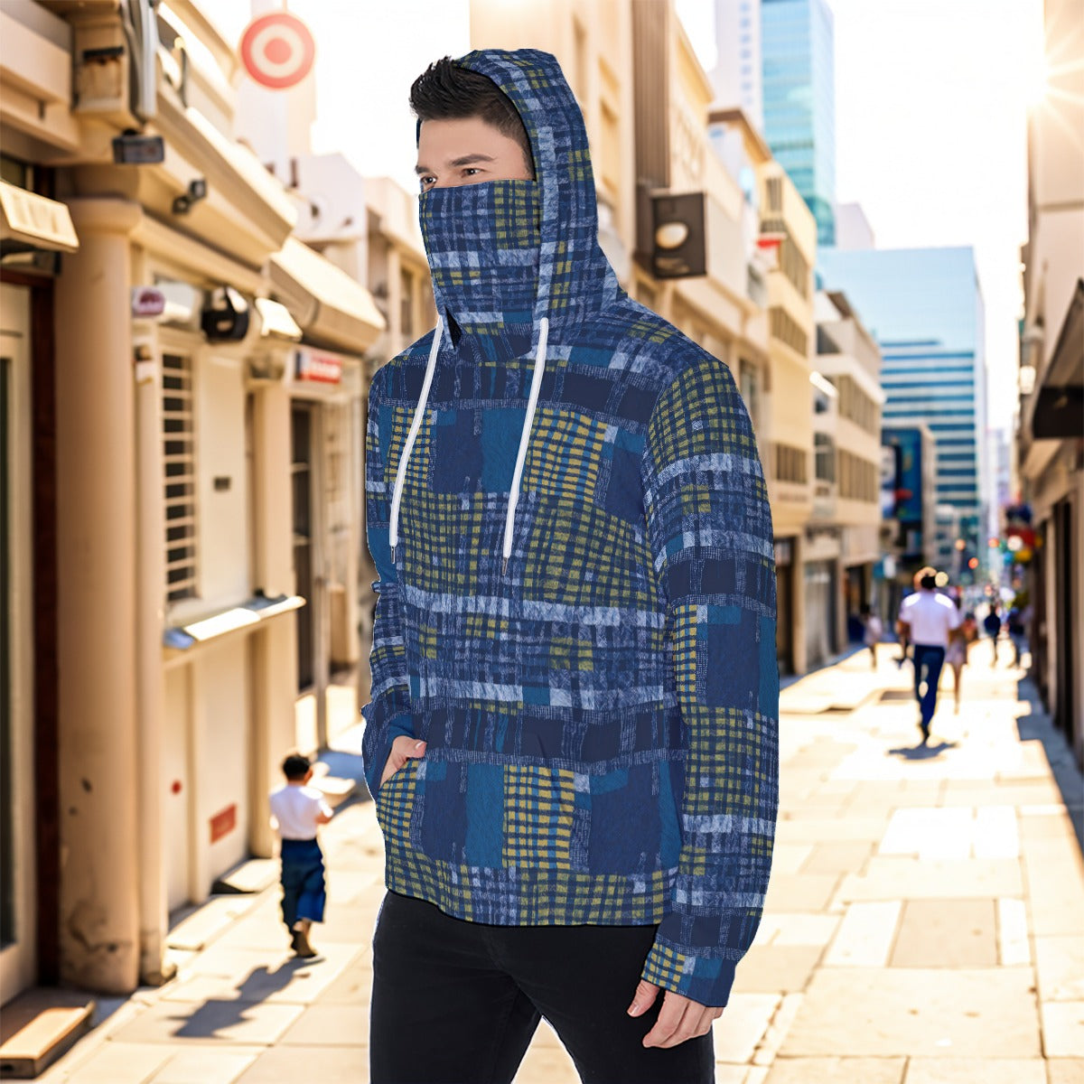 Eco-friendly Men's Masked Hoodie