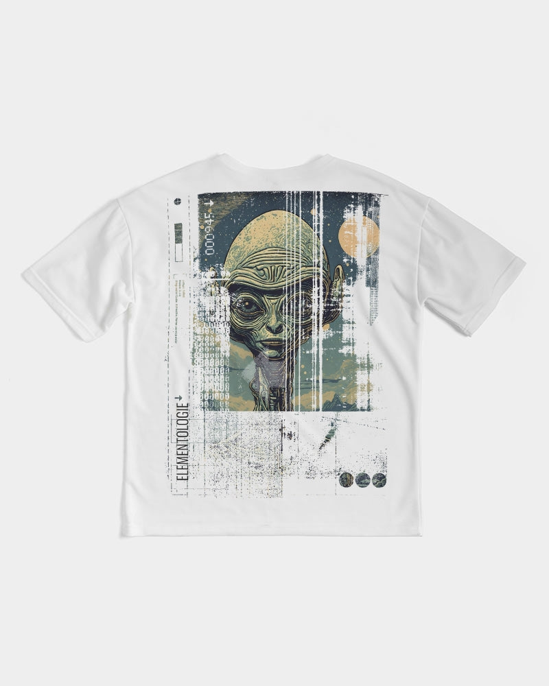 Elementologie Oversized Men's Tee - Alien 311 Design