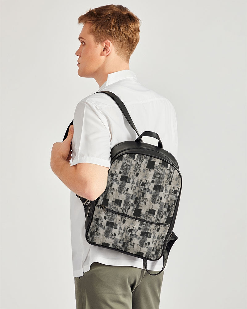 Classic Faux Leather Backpack