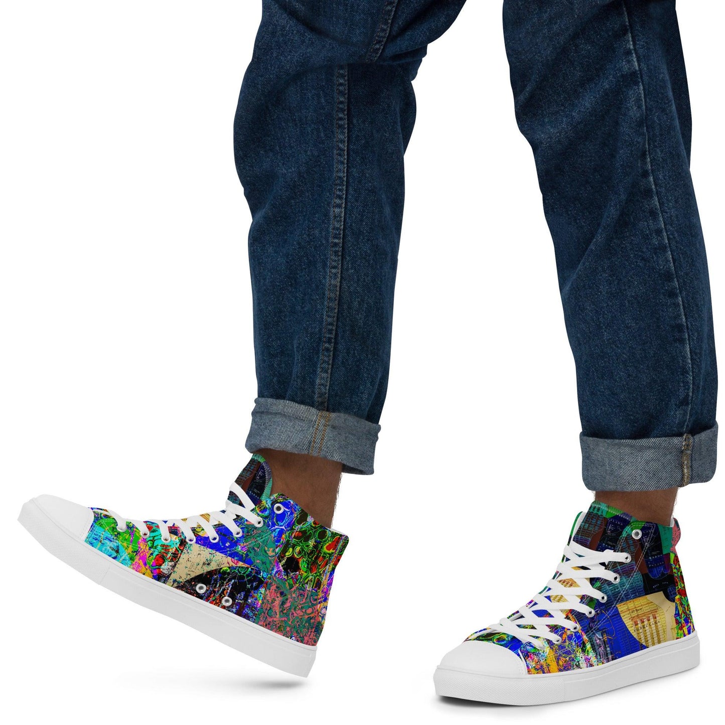 Men’s high top canvas shoes - Elementologie