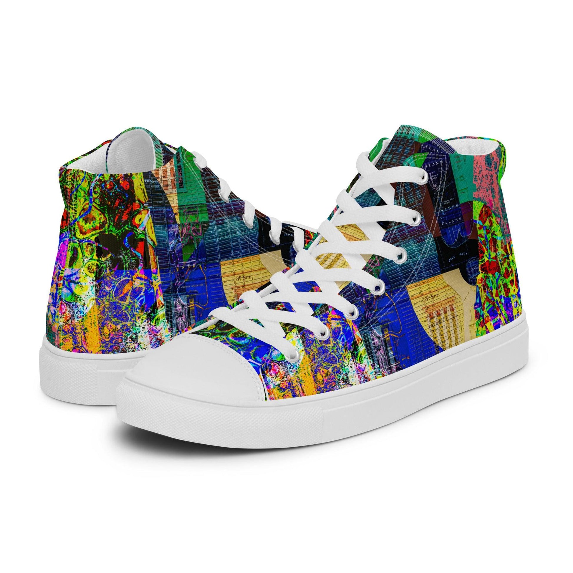 Men’s high top canvas shoes - Elementologie