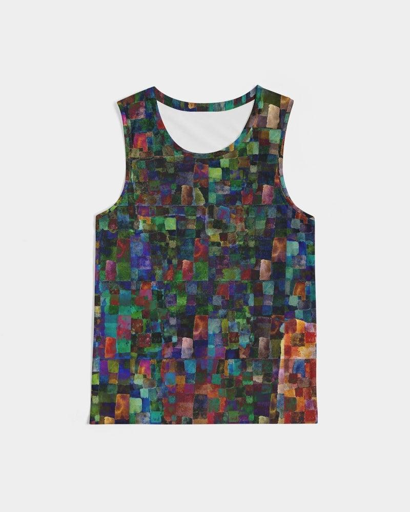 Men's Sports Tank-Mosaic by Edward Martin - Elementologie