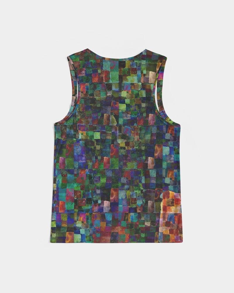 Men's Sports Tank-Mosaic by Edward Martin - Elementologie