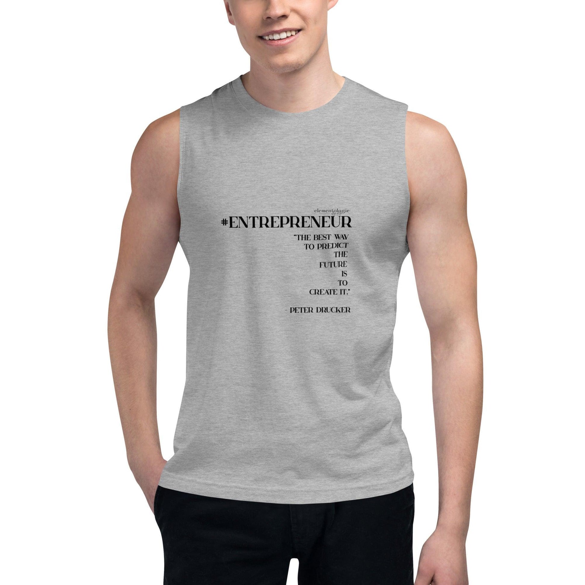 Unisex Muscle Shirt-#Entreprenuer - Elementologie