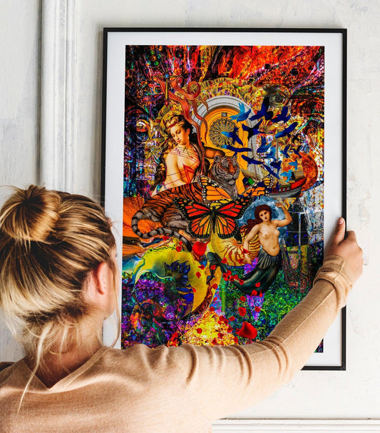 Collage Art Print from Elementologie® - Elementologie