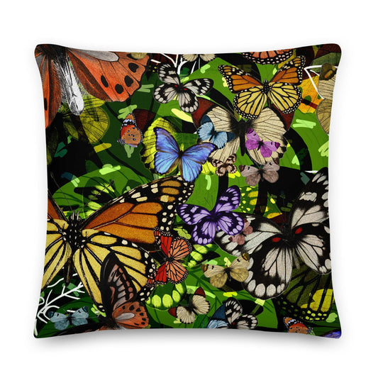 Premium Pillow-Papillons by Edward Martin - Elementologie